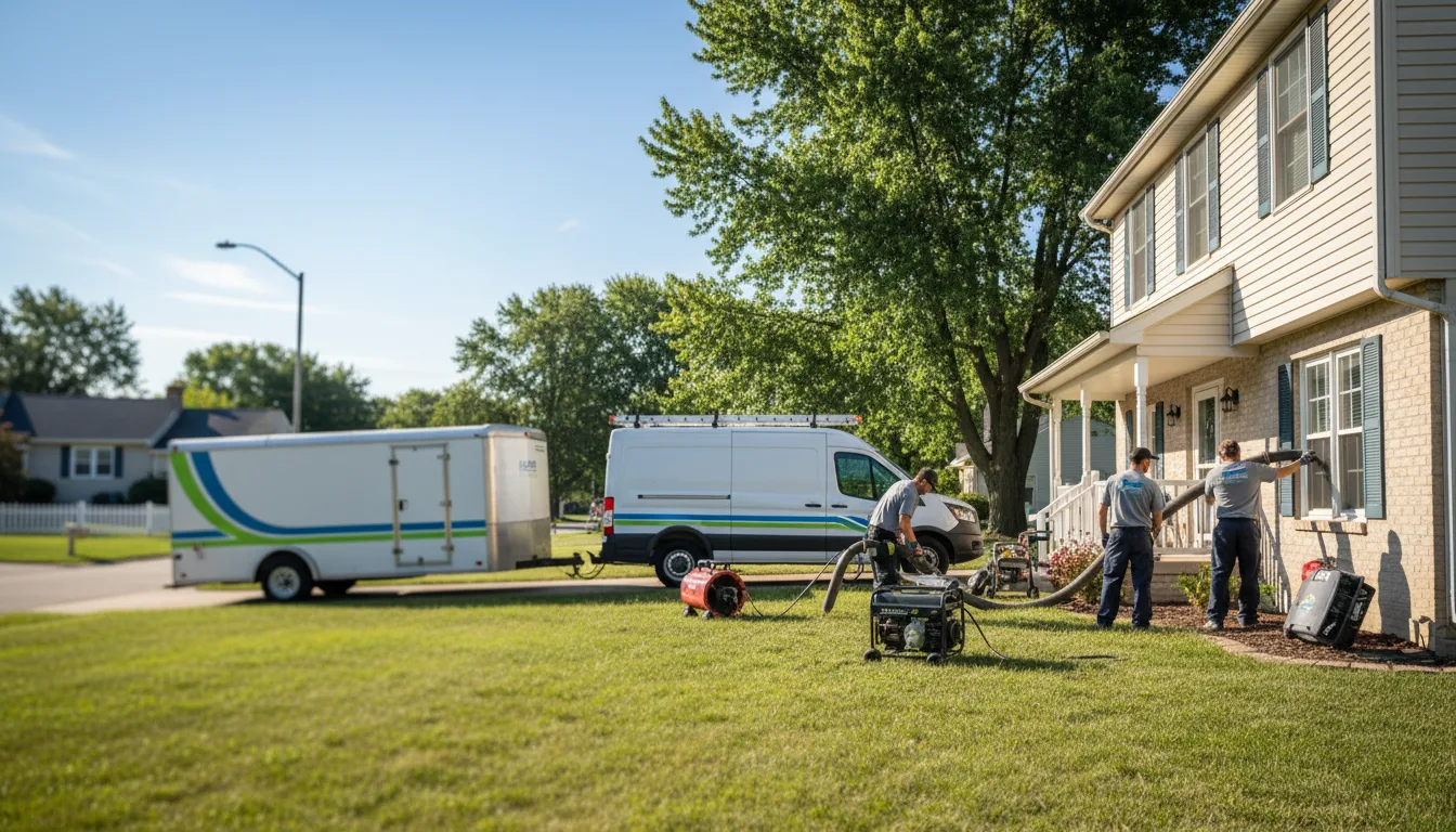 Flooded Basement Restoration And Cleanup With Repair in Andalusia, IL near me